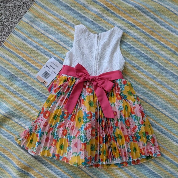 ⭐ 🆕 New Rare Editions floral Spring/Easter/Mother's day dress 2T - Picture 13 of 15